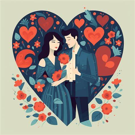 ilustracion de amor vagabundo y espejos