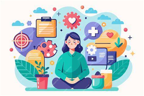 Ilustración de partituras y escucha meditativa