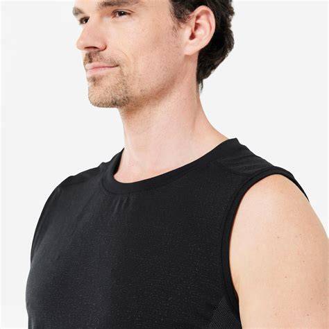 canotta para yoga hombres diseño moderno negro