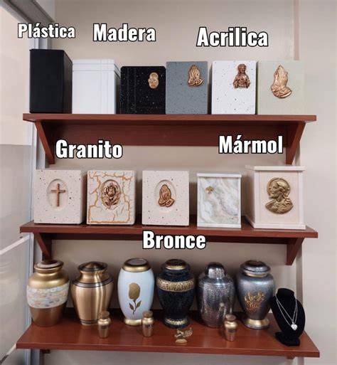 Iconografía de cementerios y urnas