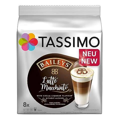 Esquema de proporciones latte chocolate con Tassimo