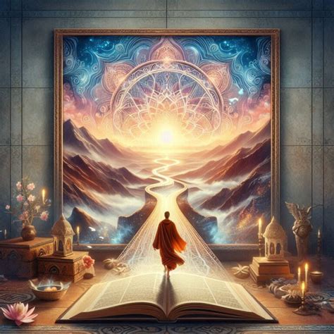 ilustración del camino espiritual interior