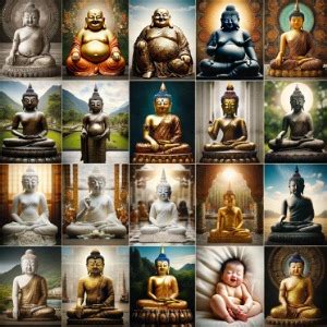 Representación de Dipankara y Sakyamuni en un conjunto de Budas del Tiempo