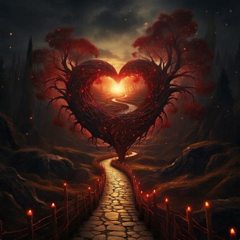 arte visual del camino del corazón
