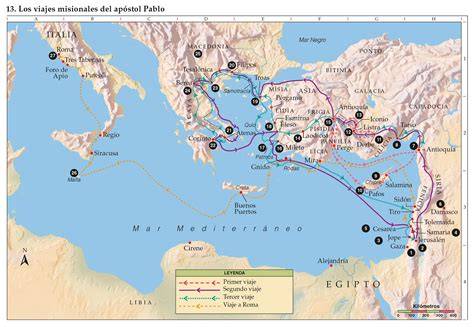 viajes misioneros de Pablo
