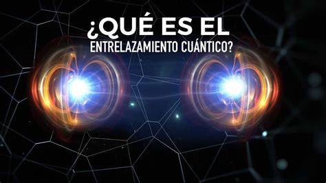 diagrama de entrelazamiento cuántico e interconexión