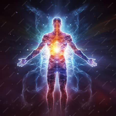 ilustración prana energia vital cuerpo humano