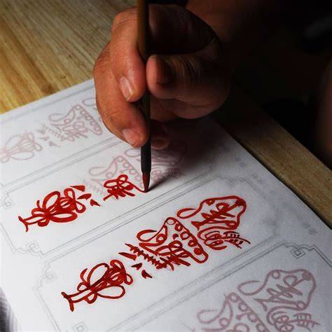 Caligrafía taoísta y talismanes