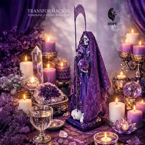 imagen morada de consuelo espiritual
