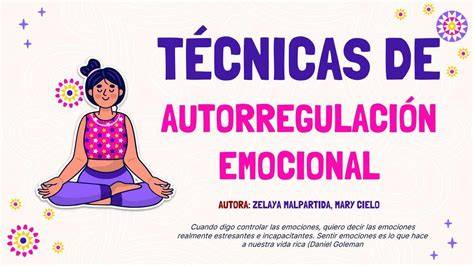 ilustración de autoregulación emocional en yoga