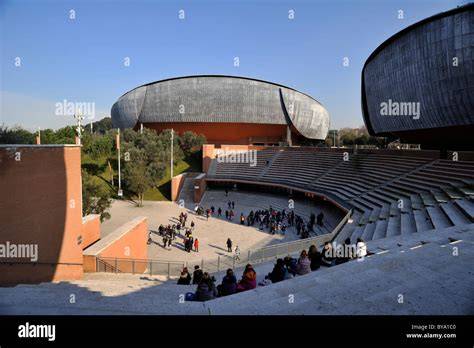 Fachada y cubiertas del Auditorium Parco della Musica