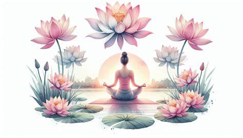 flor de loto en meditacion y simbolismo