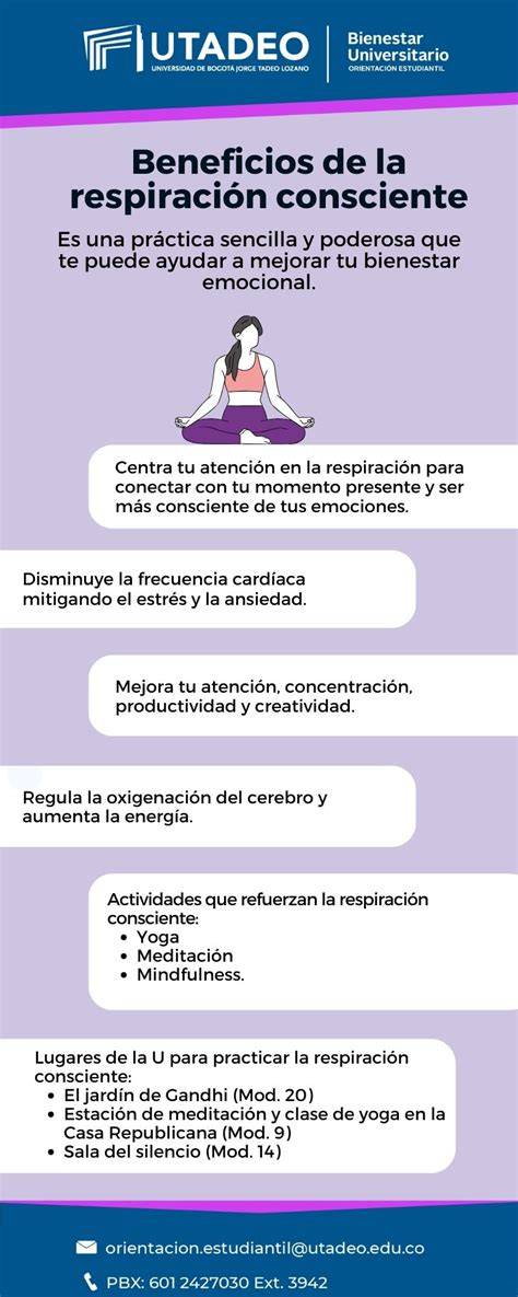 infografía respiración consciente y karma