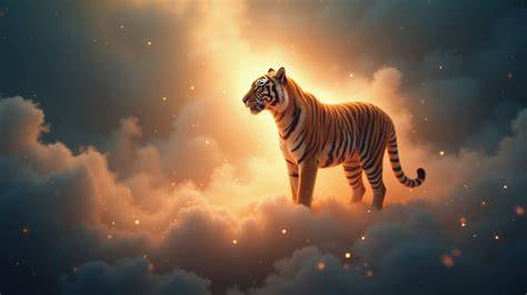 grafico simbolico della tigre nei sogni