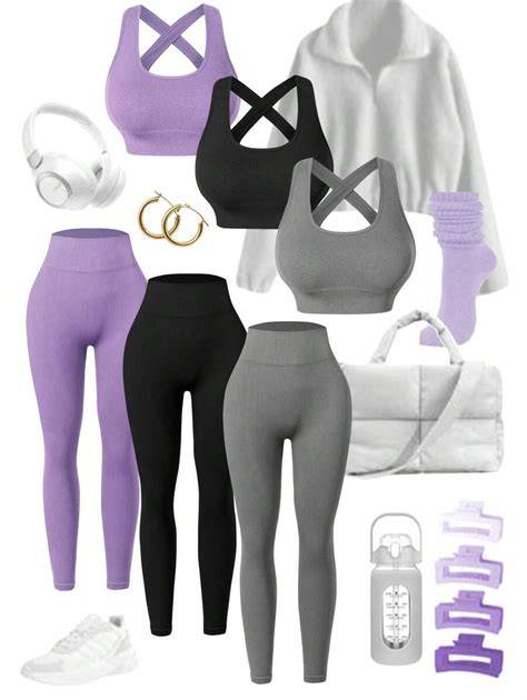 imagen de conjunto yoga mujer con leggings y top