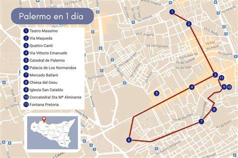 mapa de ubicaciones Palermo Cantieri y Notarbartolo