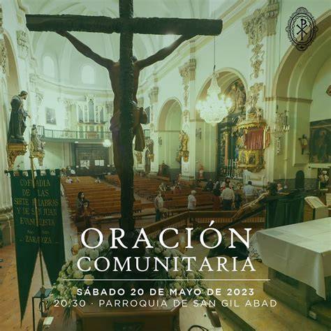 Ilustración de claustro y oración comunitaria