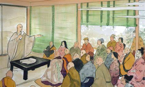 ni shugyo imagen de Nichiren y Nam-myoho-renge-kyo