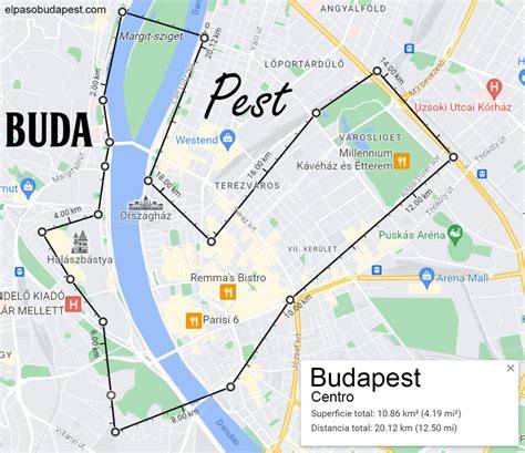 Tai chi en Budapest mapa de rutas