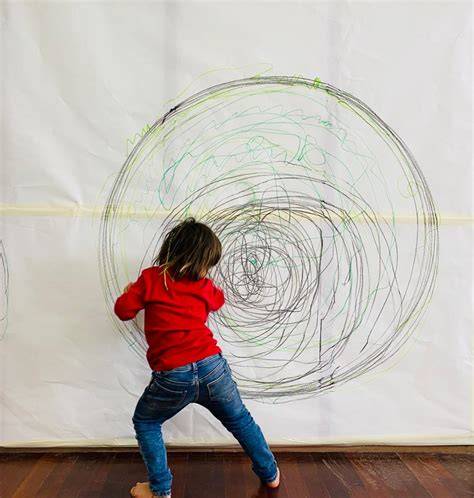 arte y movimiento infantil imagen de vehículos de movimiento y exploración