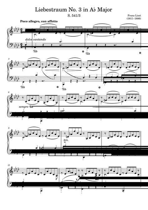 partitura y grabaciones de Liszt
