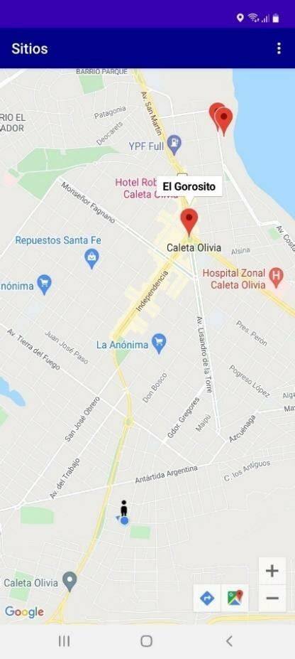 Mapa de ubicación y ruta al ex cine Progreso