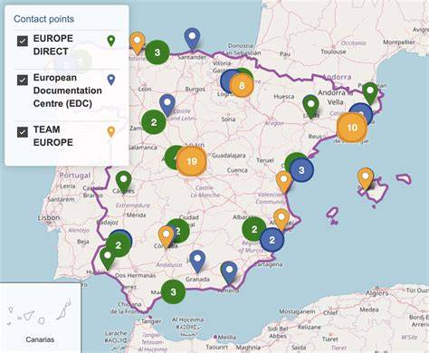 mapa de centros Diamond Way en Europa