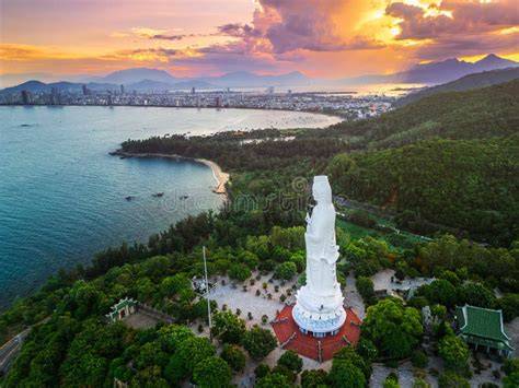 Vista panorámica de Da Nang desde Lady Buddha