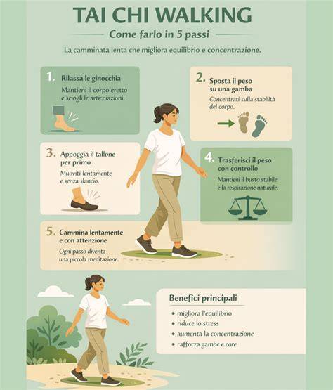 Infografica benefici di Tai Chi per la salute