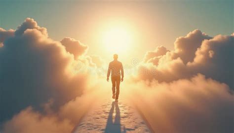 ilustración de camino interior y luz