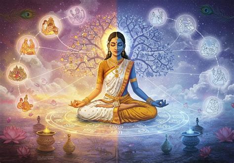 imagen conceptual de samsara y karma