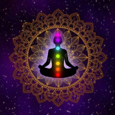 ilustración de chakras y energías