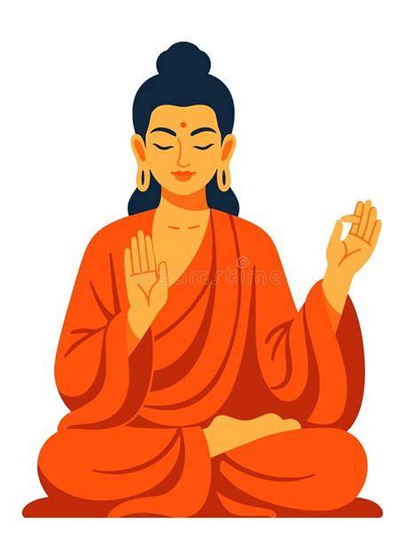 ilustración de mudras de Buda para enseñanza