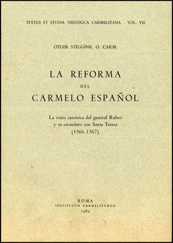 La Reforma del Carmelo en España y su puente con Italia