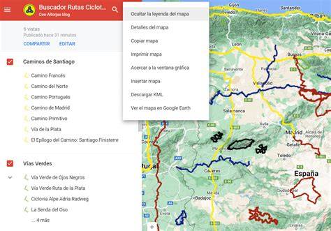 mapa de rutas de retiros en el Salento