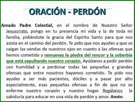 diagrama de la interacción entre oración, perdón y Espíritu