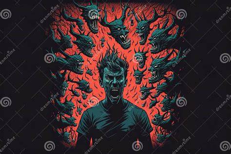 ilustración de llamada a demonios