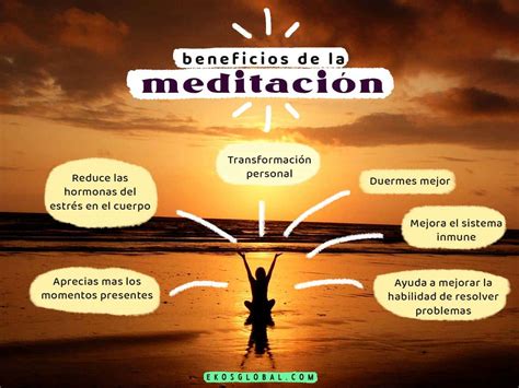conceptos y beneficios de la meditacion infografico