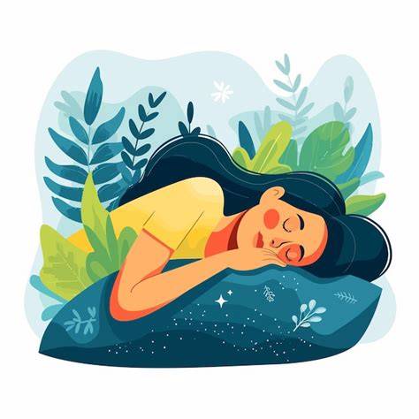 gráficos de relajación y sueño