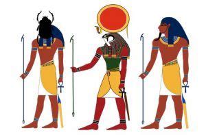 infografía de Tefnut y Shu en la cosmogonía heliopolitana