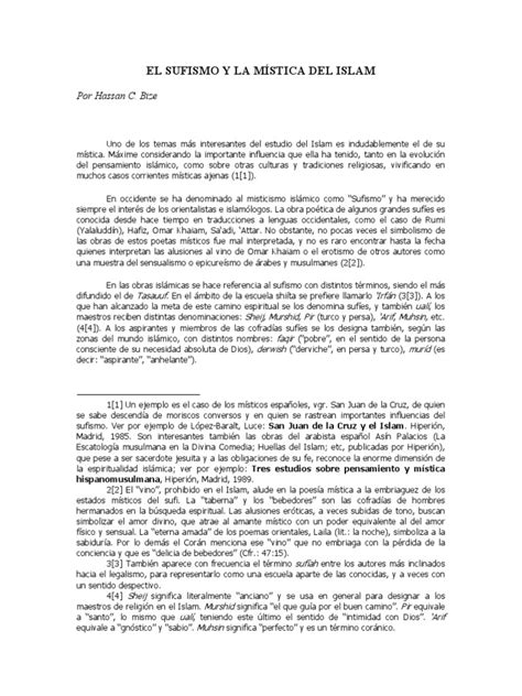 sufismo y mística islámica en memorias