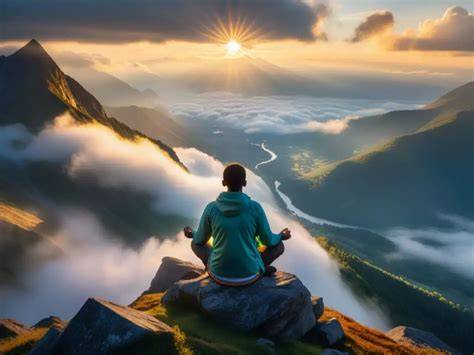 escena montañosa Toscana entorno meditación