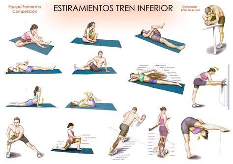 ilustración de ejercicios del ciclo inferior