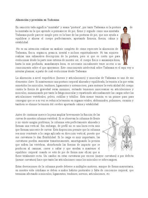 Intensidad y alineación de Tadasana en pared