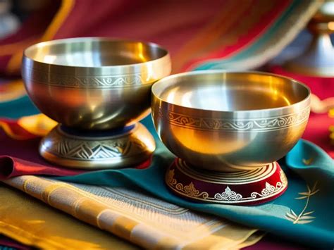 Campanas tibetanas y tambores en concierto