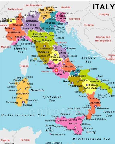 Mapa de Mindscience en Italia