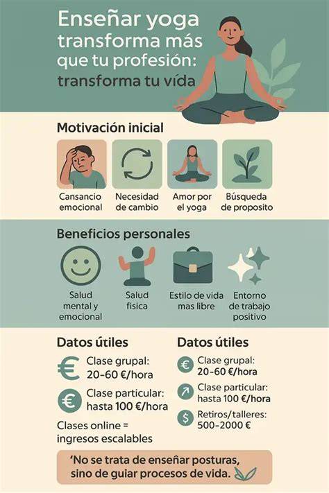 Infografía: camino para convertirse en profesor de yoga