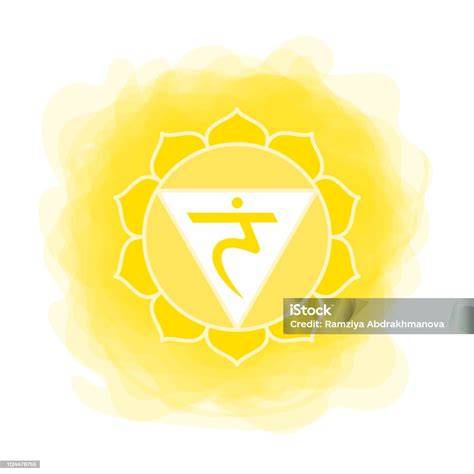 gráficos de Manipura y vulgación del amarillo