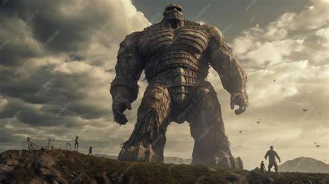 estatua gigante mundo di gigantesca figura