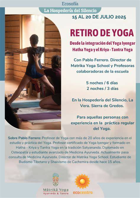 retiros de yoga en agosto infografía